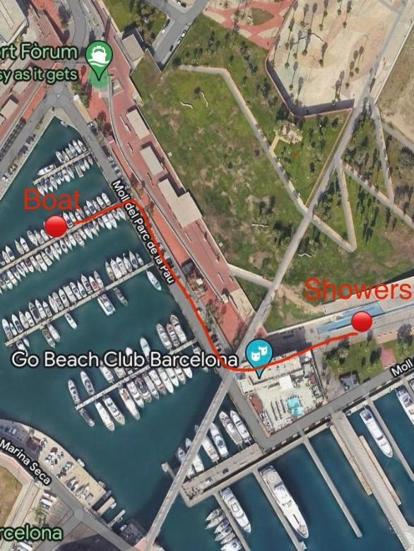 !!Boat With Ac In Port Forum 2 Bikes Included!! Hotel Sant Adria de Besos Exterior photo